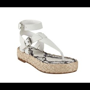 Sigerson Morrison White Jabel Sandals